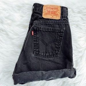 Black Levi Shorts